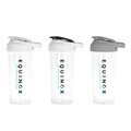Which industries use custom protein shaker bottles?